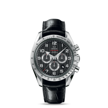 Omega Speedmaster Broad Arrow 44.25 Stainless Steel / Black Stripes