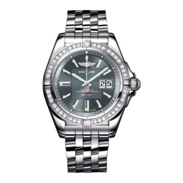 Breitling Galactic 41 Stainless Steel / Diamond / Tomcat Gray / Bracelet
