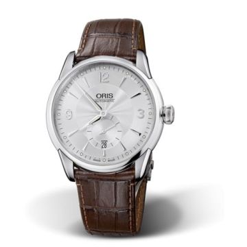 Oris Artelier Small Second Date 40 Stainless Steel / Silver