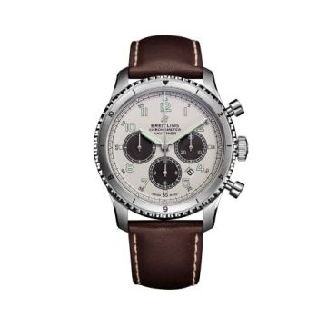 Breitling Navitimer 8 B01 Chronograph 43 Stainless Steel / Silver / Calf