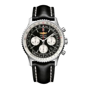 Breitling Navitimer 01 43 Stainless Steel / Black / Calf / Pin