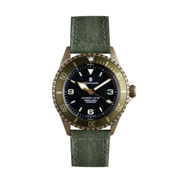 Steinhart Ocean One Bronze GREEN Diver Watch