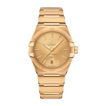 Omega Constellation Master Chronometer 39 Yellow Gold / Champagne / Bracelet