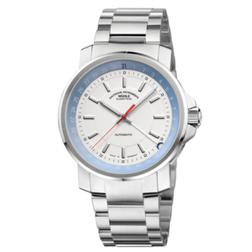 Mühle Glashütte 29er Zeigerdatum White / Bracelet