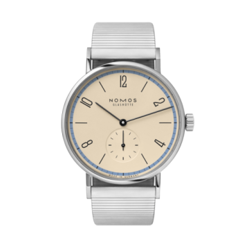 Nomos Glashütte Tangomat A Century of Bauhaus Blue