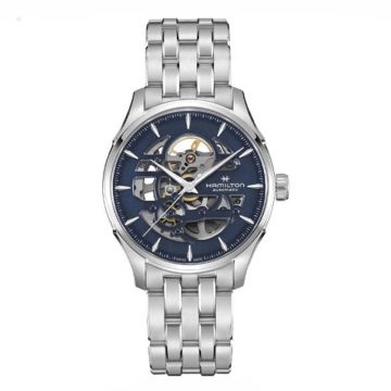 Hamilton Jazzmaster Skeleton Auto 40 Stainless Steel / Blue / Bracelet