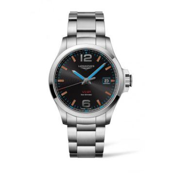 Longines Conquest V.H.P. 43 Stainless Steel / Gold Coast Commonwealth Games / Bracelet