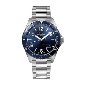 Glashütte Original SeaQ Panorama Date Stainless Steel / Blue / Bracelet