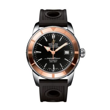 Breitling Superocean Heritage 42 Stainless Steel / Red Gold / Volcano Black / Rubber