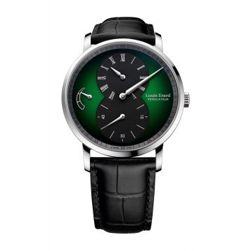 Louis Erard Excellence Regulator Stainless Steel / Green