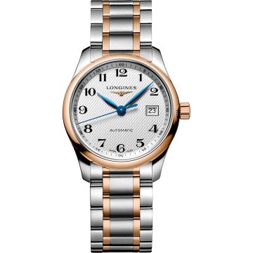 Longines Master Collection Date 29 Two Tone Pink