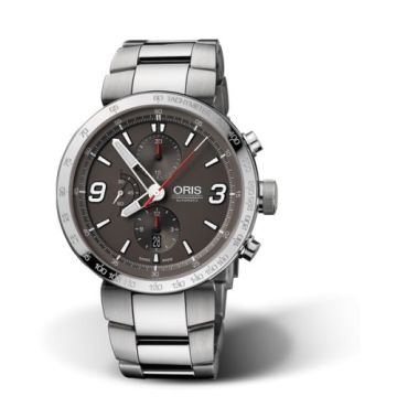 Oris TT1 Chronograph Stainless Steel / Grey