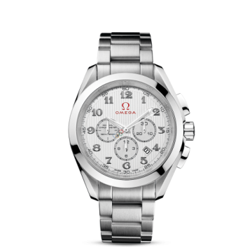 Omega Seamaster Aqua Terra 150M Co-Axial 44 Chronograph Stainless Steel / Silver / Bracelet / Olympic Collection