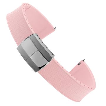 Mosaic CTS Rubber Watch Strap - Candy Pink - 22mm