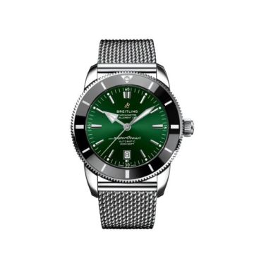Breitling Superocean Heritage II 46 Stainless Steel / Green / Bracelet