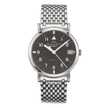 IWC Schaffhausen Portofino Automatic Stainless Steel / Black - Pilot / Bracelet
