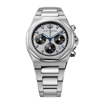 Girard-Perregaux Laureato 42 Chronograph Stainless Steel / Silver Panda / Bracelet