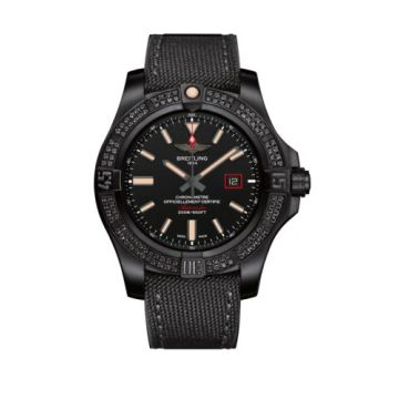 Breitling Avenger Blackbird 44 Black Titanium / Diamond / Volcano Black / Military