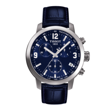 Tissot PRC 200 Quartz Chronograph Blue Leather