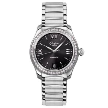 Glashütte Original Lady Serenade Stainless Steel / Diamond / Black / Bracelet