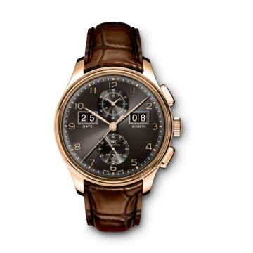 IWC Schaffhausen Portugieser Perpetual Calendar Digital Date-Month Edition "75th Anniversary" Red Gold / Black