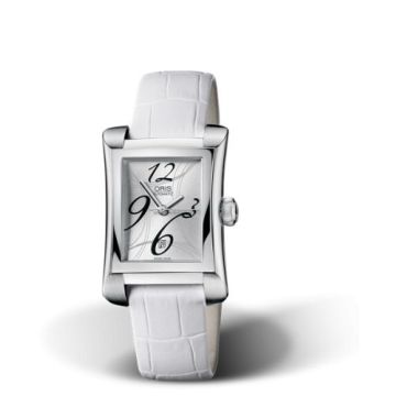 Oris Rectangular Date 25.9 Stainless Steel / Silver