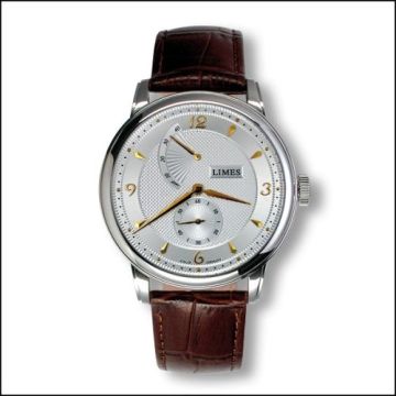 Limes Pharo Hand wound - Two-tone / brown leather strap