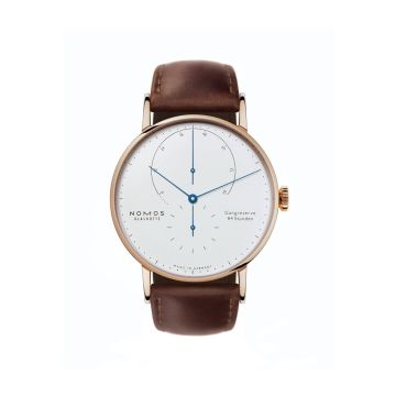 Nomos Glashütte Lambda Roségold Blue Hands