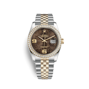 Rolex Datejust 36 Rolesor Yellow Diamond / Jubilee / Bronze Floral