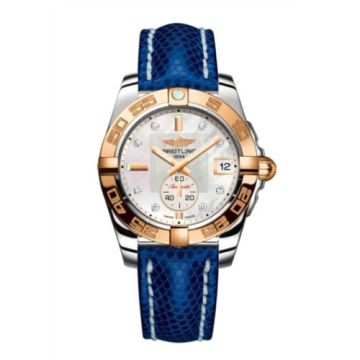 Breitling Galactic 36 Automatic Stainless Steel / Rose Gold / Pearl Diamond / Teju