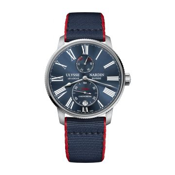 Ulysse Nardin Marine Torpilleur Rose Gold / White / Rubber