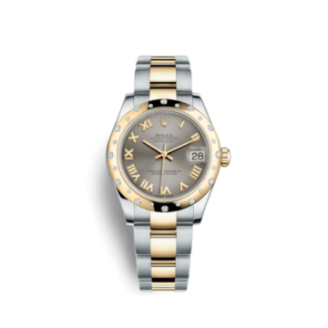 Rolex Datejust 31 Rolesor Yellow Domed Diamond / Oyster / Steel Roman
