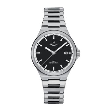Certina DS-7 Powermatic 80 Stainless Steel / Black / Bracelet