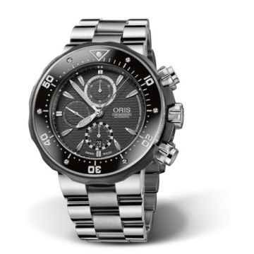 Oris ProDiver Chronograph Titanium / Black / Bracelet