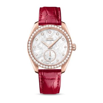 Omega Seamaster Aqua Terra 150M Master Chronometer Small Seconds 38 Sedna Gold / Diamond / MOP / Alligator