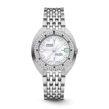 Doxa SUB 200T Diamonds Whitepearl