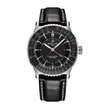 Breitling Navitimer GMT 41 Automatic Stainless Steel / Black