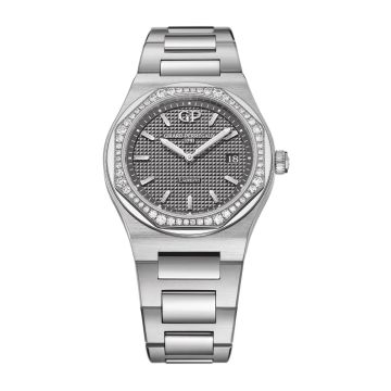 Girard-Perregaux Laureato 34 Quartz Stainless Steel / Diamond / Grey