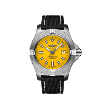 Breitling Avenger Automatic 45 Seawolf Stainless Steel / Yellow / Military / Folding