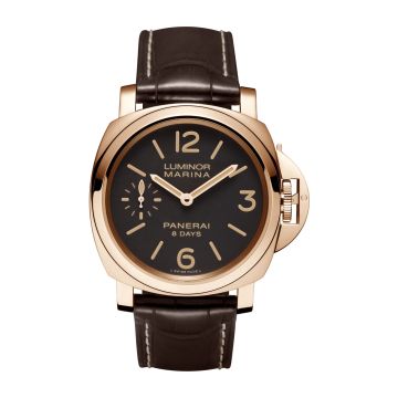 Panerai Luminor Marina 44 8 Days Red Gold / Brown