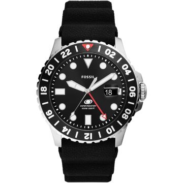 Fossil Blue Dual Time Silver / Black 46mm