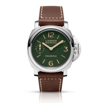 Panerai Luminor Marina 8 Days Stainless Steel / Green / Paneristi