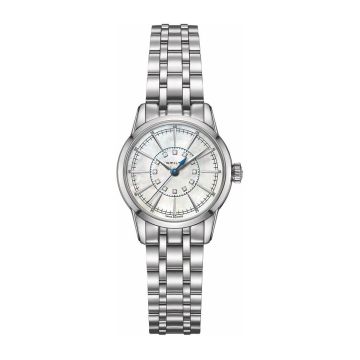 Hamilton Railroad Lady 28 Quartz Stainless Steel / MOP / Bracelet