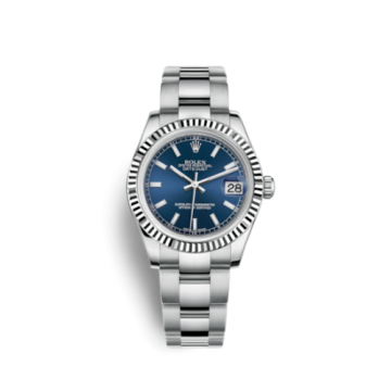 Rolex Datejust 31 Stainless Steel Fluted / Oyster / Blue