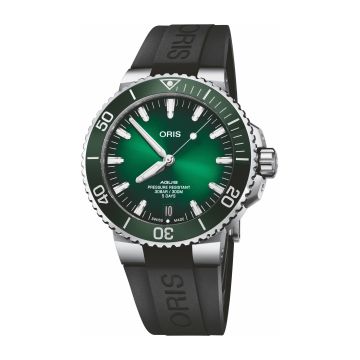 Oris Aquis Date Calibre 400 Green / Rubber Ø 43.5mm