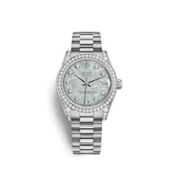 Rolex Datejust 31 White Gold Diamond / President / Meteorite