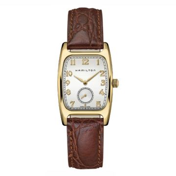 Hamilton Boulton Quartz Small Second Yellow Gold / Silver