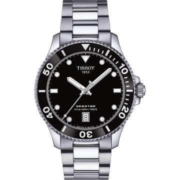 Tissot Seastar 1000 Quartz 40 Stainless Steel / Black / Bracelet