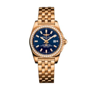 Breitling Galactic 29 Rose Gold / Diamond / Horizon Blue / Bracelet
