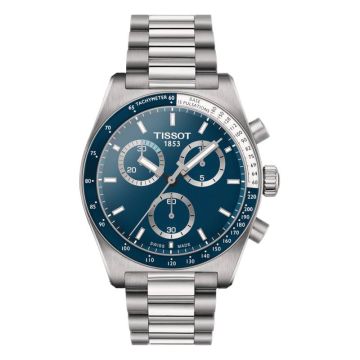 Tissot PR516 Chronograph Quartz Stainless Steel / Blue / Bracelet